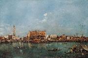 Francesco Guardi Venice from the Bacino di San Marco France oil painting artist